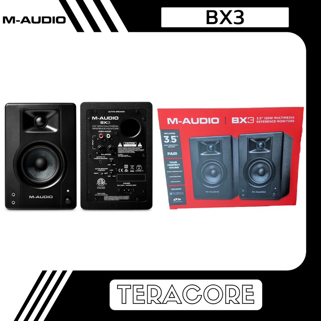 Jual MAudio BX3 120 Powered Studio Monitors Desktop Computer Speakers