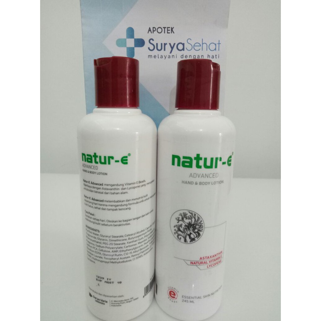 NATUR E Advanced Hand &amp; Body Lotion Essential Skin Nutrition 245 ml