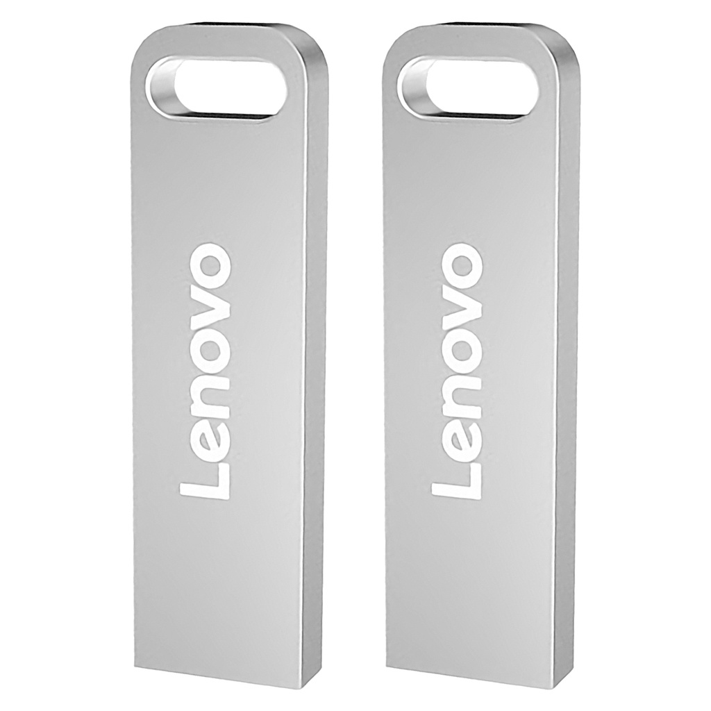 LENOVO Flashdisk USB 3.0 4GB / 8GB / 16GB / 32GB / 64GB / 128GB Kecepatan Tinggi Bahan Metal Untuk Laptop