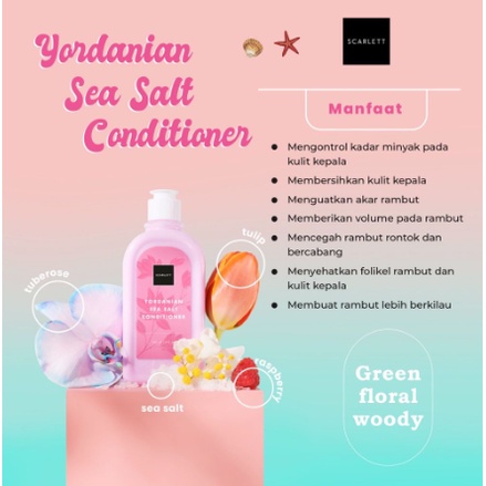 Scarlett Yordanian Sea Salt Shampoo |Conditioner 250ml