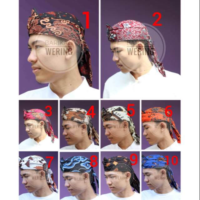 Iket sunda-iket cirebon -iket batik cirebon-blangkon cirebon