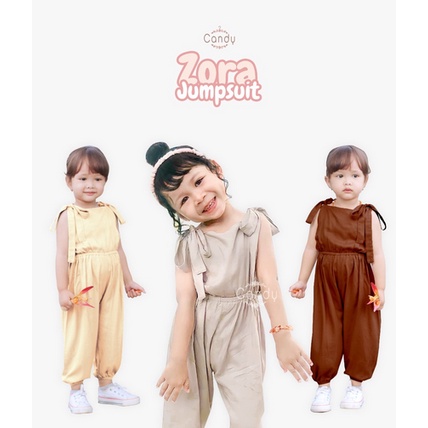 Jumpsuit Tali Rayon Anak perempuan 1-4 Tahun