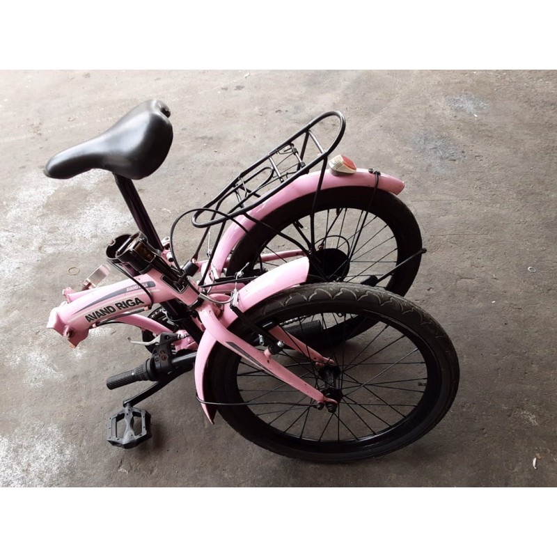 sepeda lipat 20 avandriga 6 speed shimano second