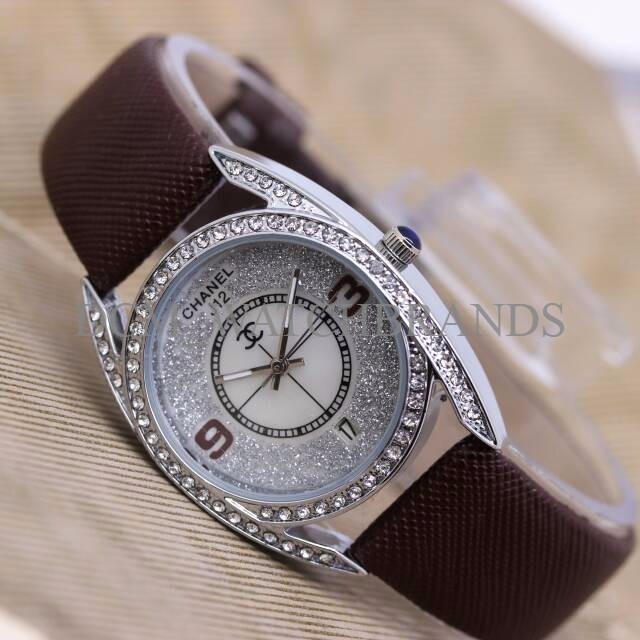 JAM WANITA CHANEL CH001 BROWN SILVER