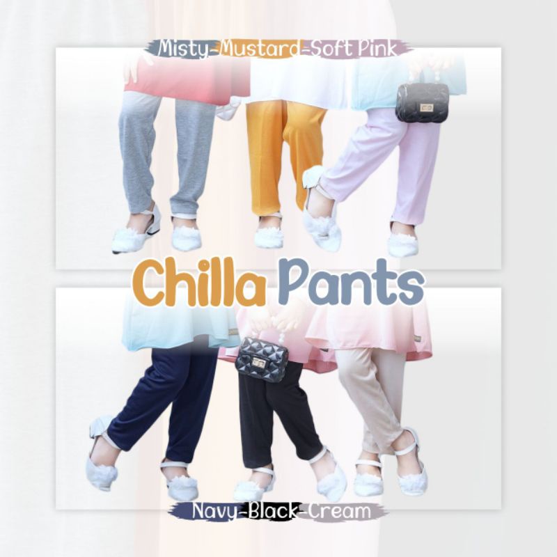 Nauree - Chilla Pants Legging Anak Perempuan Bahan Soft PE 24S