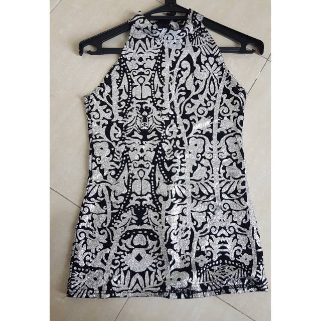 Batik Halter top atasan batik kutung strech