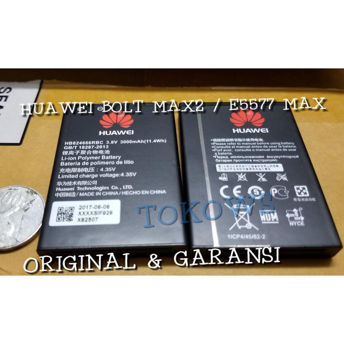 Baterai Modem Huawei Original Garansi Bolt Max2 E5577 Max