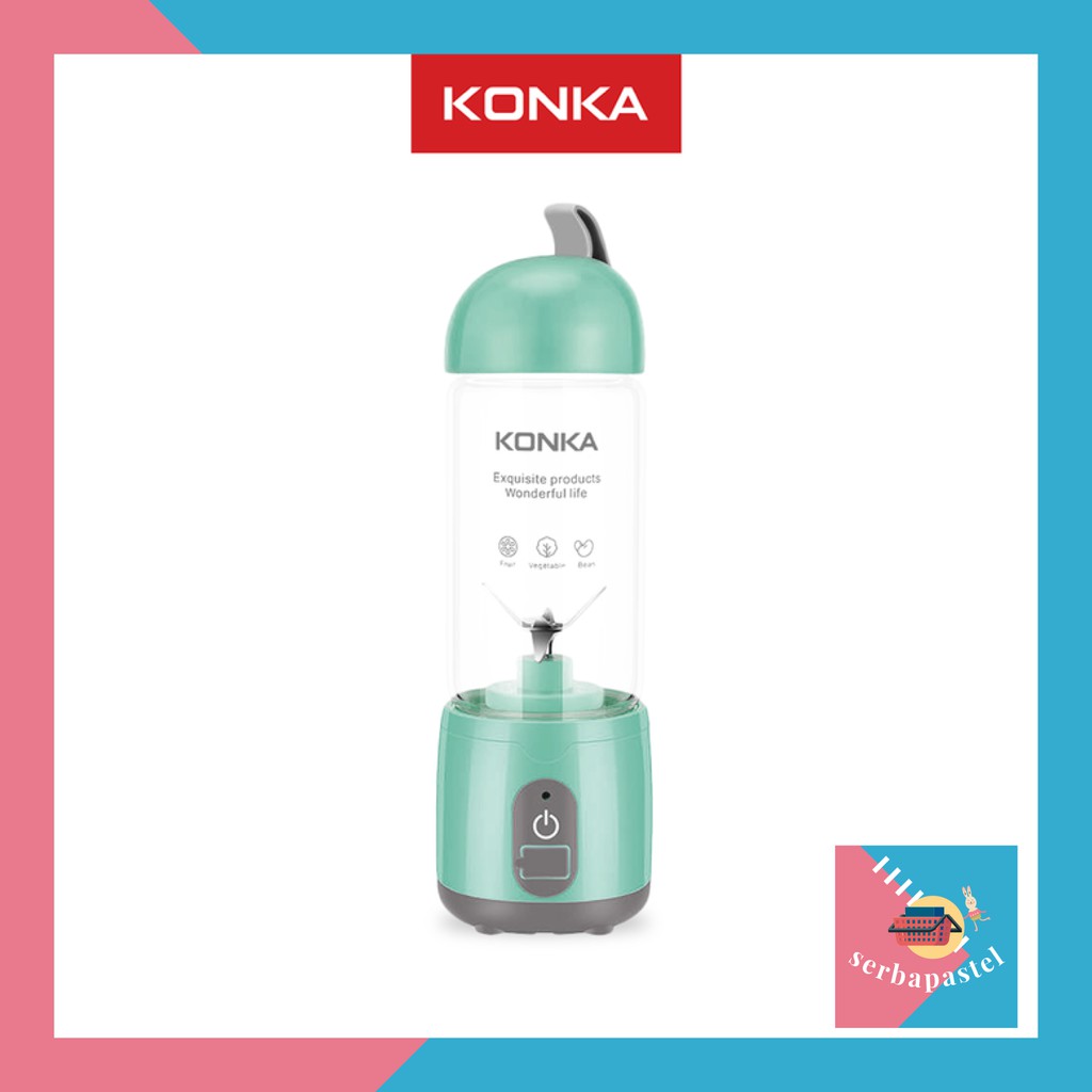 Konka Portable Blender - Biru Muda
