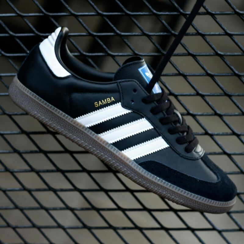 Adidas samba black white gum