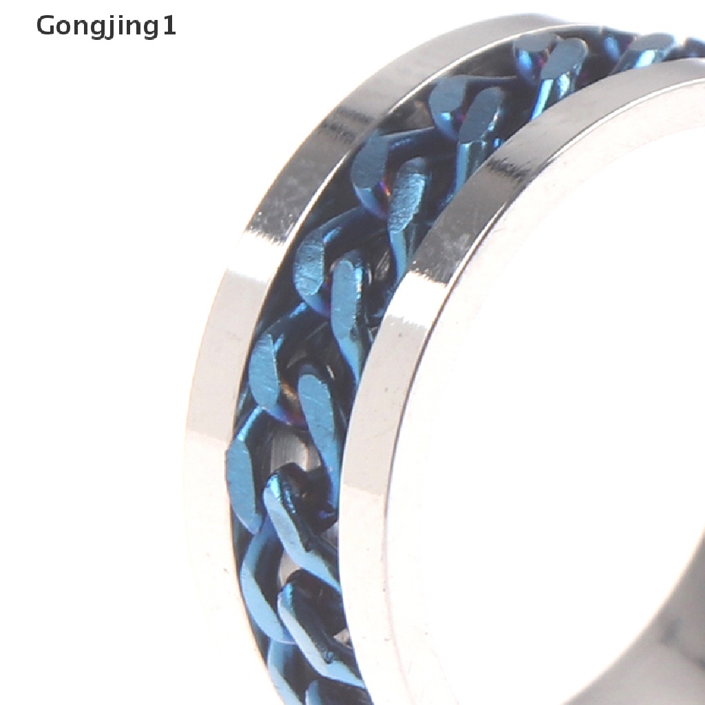 Gongjing1 Cincin Pembuka Botol Bahan Titanium Steel Untuk Pria