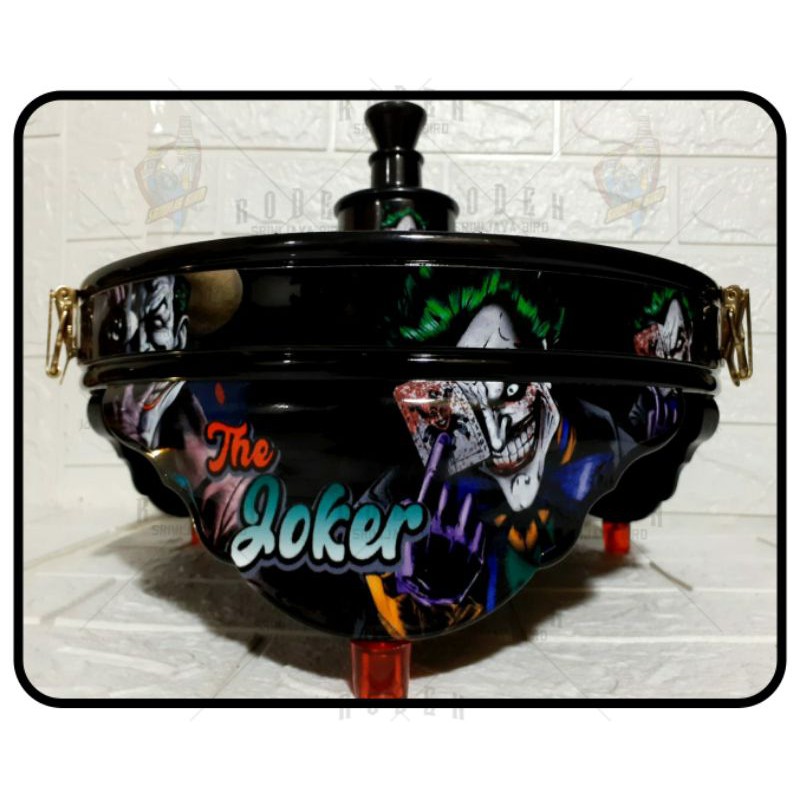 TEBOK LOVEBIRD PVC MOTIF THE JOKER sangkar kandang burung lb love bird