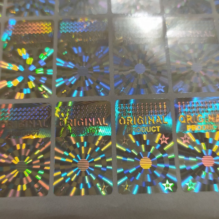 

Stiker hologram Original produk 4 bintang