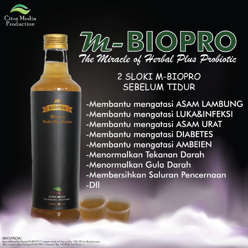 

M BIOPRO ORIGINAL BPOM-HALAL MUI