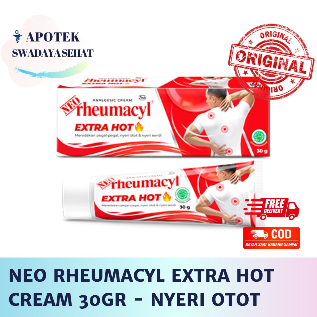 NEO RHEUMACYL EXTRA HOT CREAM 30GR - Krim Nyeri Otot Sendi Linu Neo Remasil