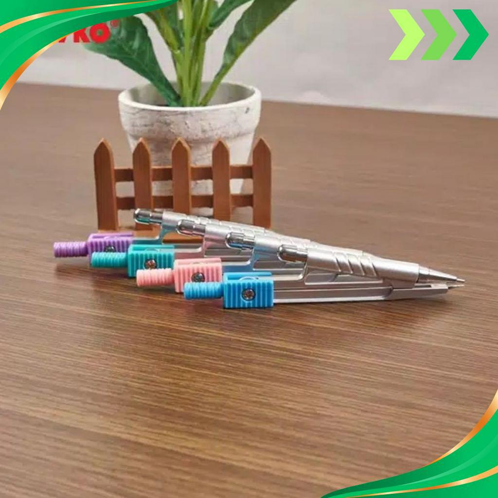 

BARANG ORIGINAL Jangka Pensil Mekanik MS75 Math Set Joyko