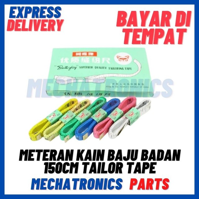 [MET-9016] METERAN KAIN BAJU BADAN 150CM TAILOR TAPE