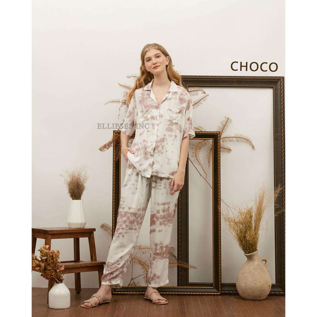 ELLIPSES.INC Piyama Tie Dye / Set Piyama Tie Dye Lengan Pendek / Tie Dye Pajamas