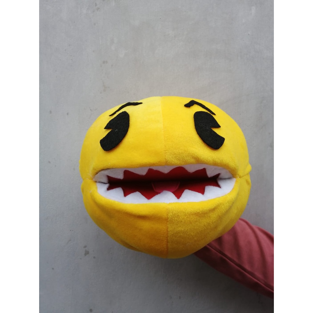 Boneka Tangan Muppet Pac-man | Handpuppet Boneka Karakter