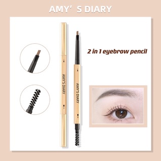 [PAKET HEMAT] Eyes Makeup Set AMY'S DIARY Eyeliner Eyebrow pencil Waterproof Maskara tahan air