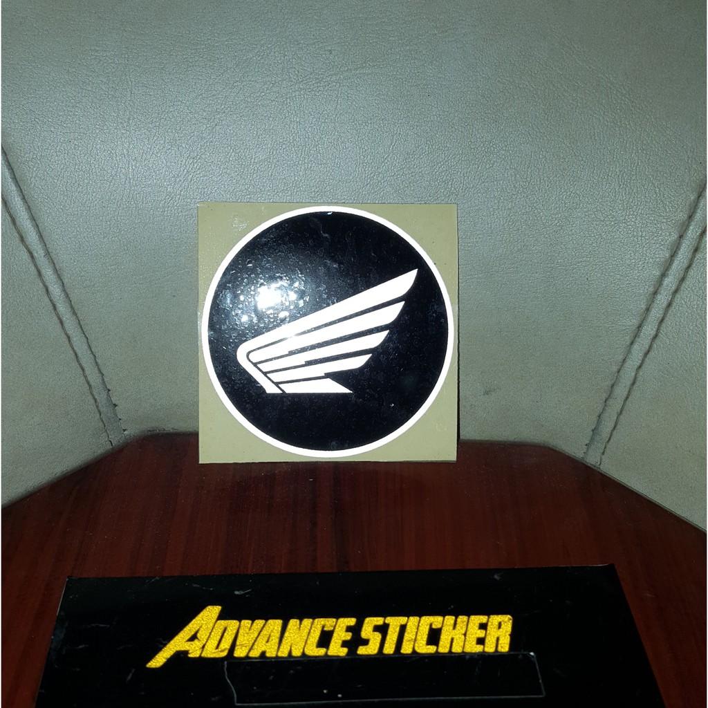 (stiker) sticker motor logo honda bulat