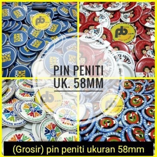 Image of CETAK PIN CUSTOM UKURAN 58mm/CETAK PIN PENITI/CUSTOM PIN MURAHN 58 MM/CETAK PIN MURAH/PIN CUSTOM MURAH