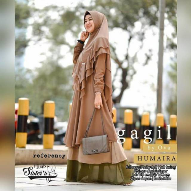 Gamis Humaira Syar'i - 2Warna