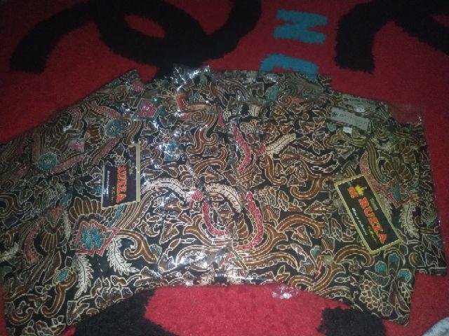 Ruzza Batik Couple Motif Cirebon Peach Seragam Keluarga Couple Size M L Xl
