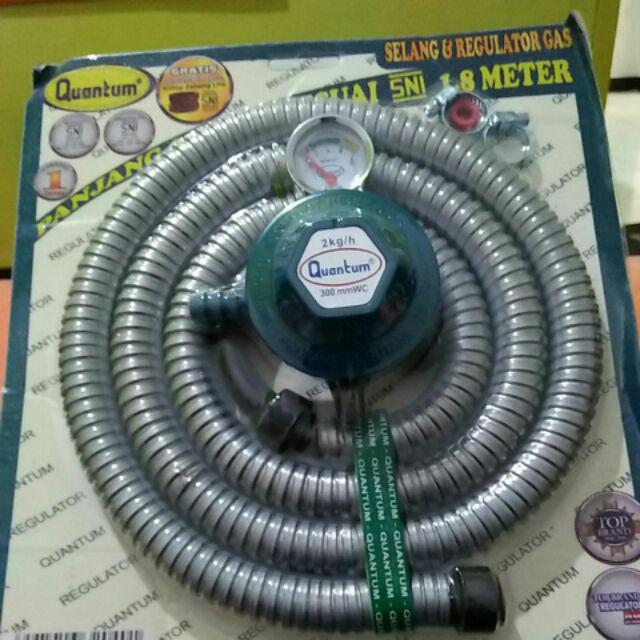 Selang Gas + Regulator Quantum Qrl-032 (00142.00931)