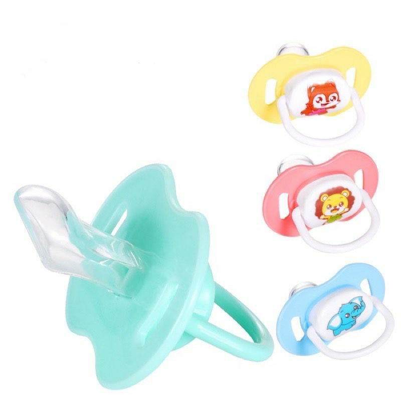 empeng Bayi Pola Kartun / Dot Bayi Bulat | gigitan empeng asi kompeng bayi pacifier baby cute