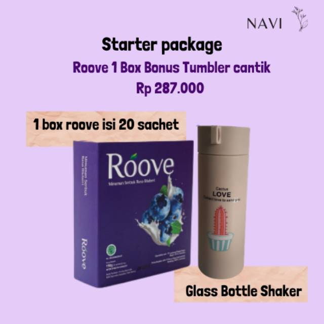 [FREE TUMBLER/SHAKER] ROOVE COLLAGEN DRINK