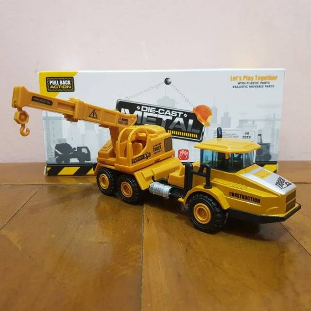 DIECAST TRUCK CRANE - DIECAST MOBIL CRANE - MAINAN MOBIL CRANE
