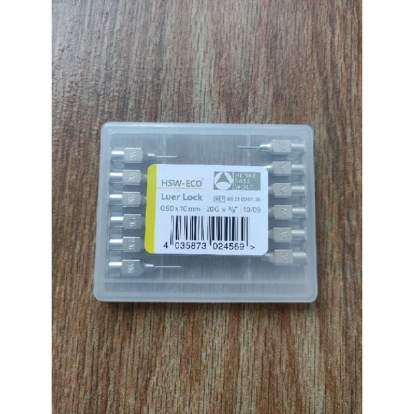 Jarum Suntik Socorex Import - 0,9 mm - Isi 12