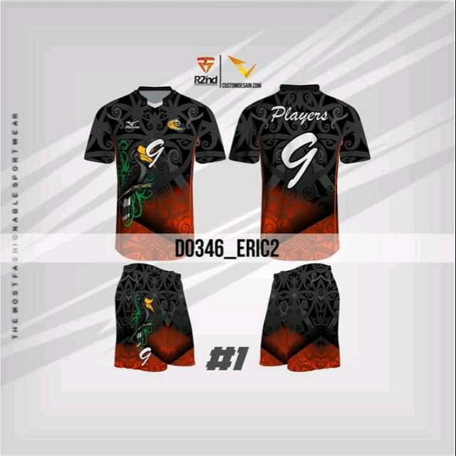 Baju voli original/baju voli murah/baju voli printing