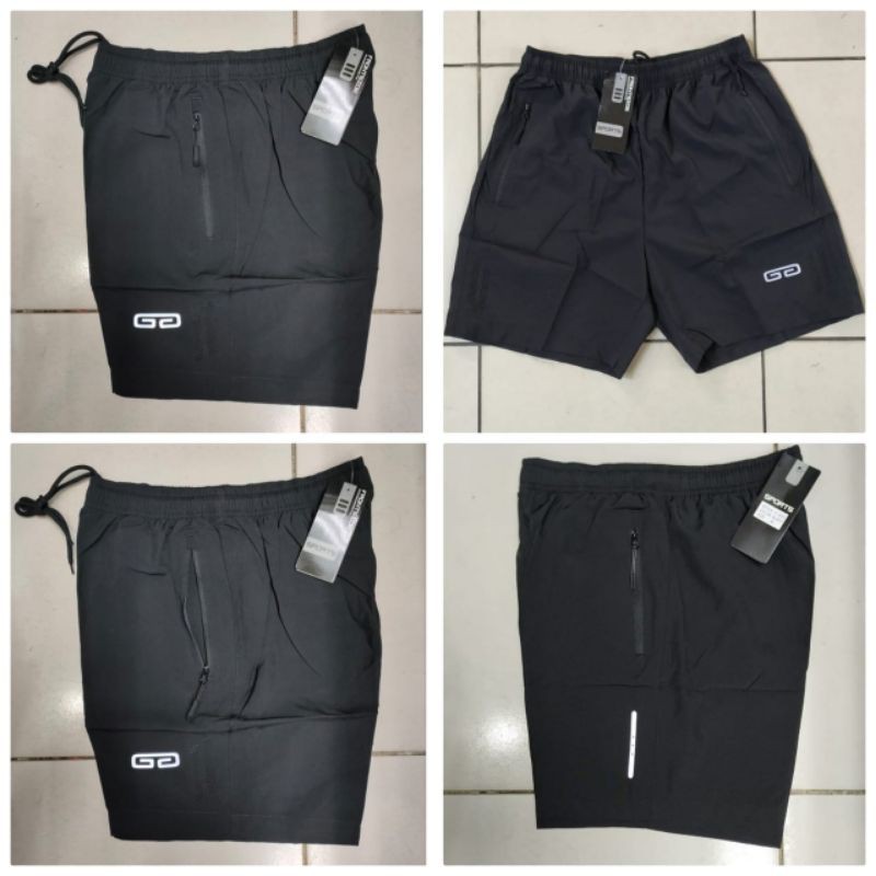  Celana  pendek  parasut  running jogging gym import Shopee 