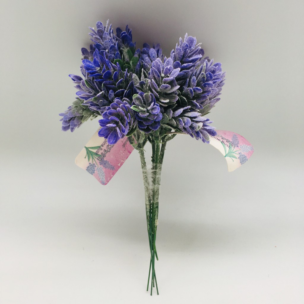 Tokyo 1 bunga plastik 1 stalk lupine bush (404383)-1