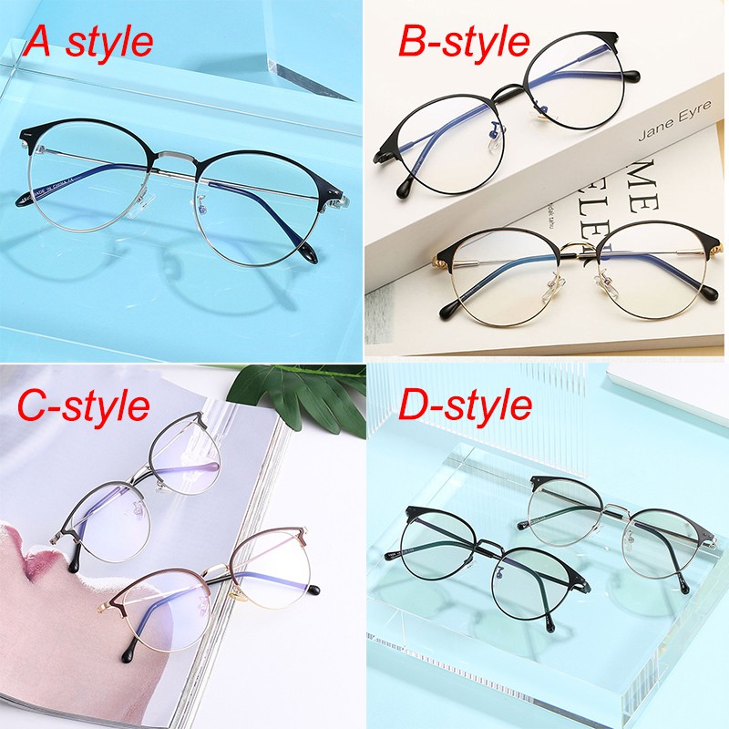 Kacamata Lensa Photocromic + Anti Radiasi Blueray (Bluechromic) Pria Wanita Frame Besi Photochromic-1