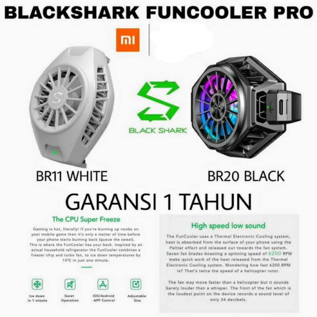 BLACK SHARK 3 PRO FUN COOLER PRO BLACKSHARK XIAOMI COOLING FAN