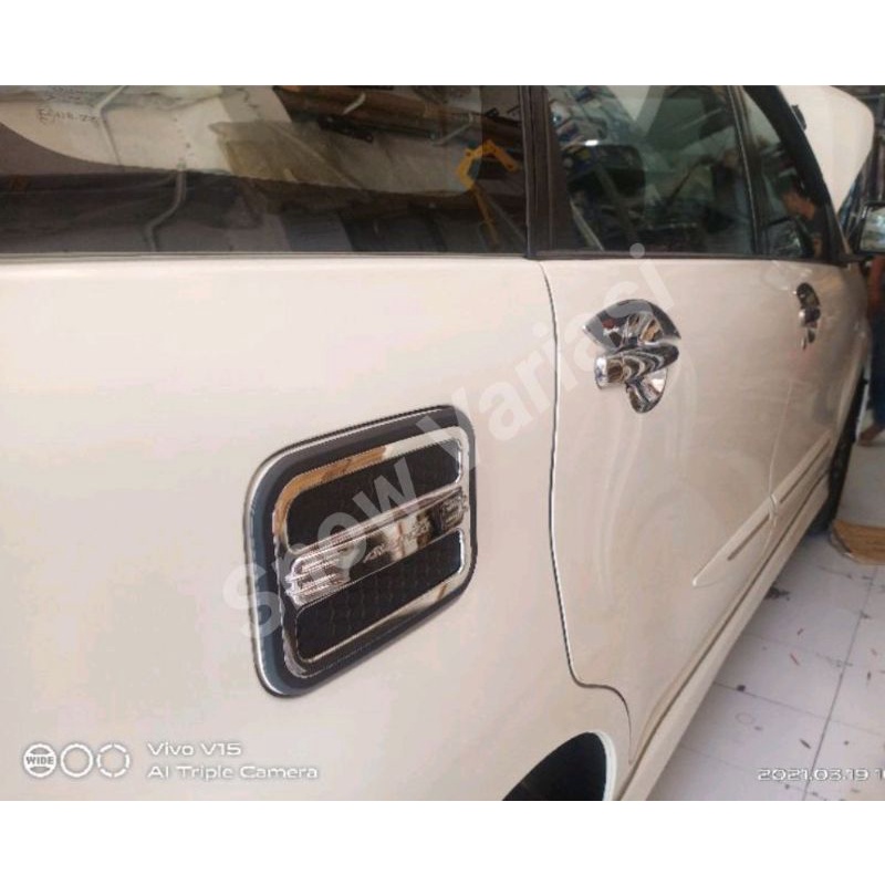 Paket outer handle tank cover avanza veloz 2012 2014 chrome