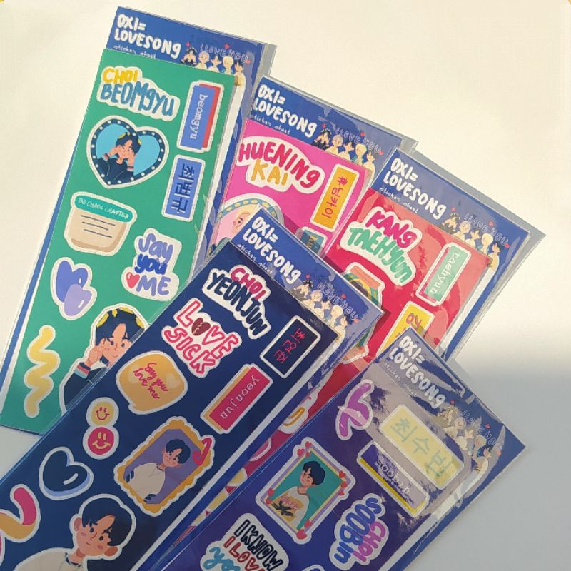 

0X1 LOVESONG MINI STICKER SHEET