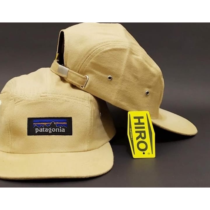 (COD)FIVE PANEL PATAGONIA | FULLTAG | TOPI BASEBALL | DAD HAT | SNAPBACK | STRAPBACK | FULL TAG | DADHAT | BLACK | TOPI 5 PANEL