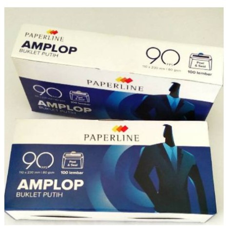 [BUWUH] - Amplop PAPERLINE (per dos) isi 100 tebal 80 gsm