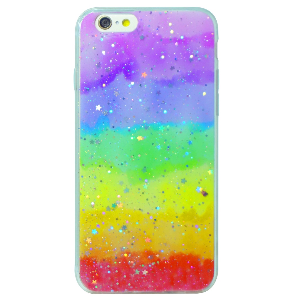 MallCasing - Realme C21 Rainbow Bonus Popsocket Soft Case