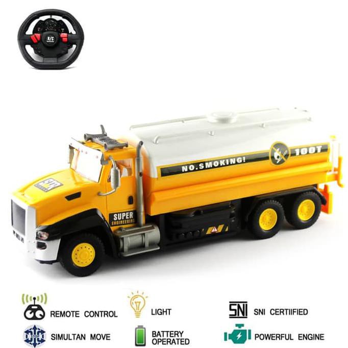 HOT SALE MAINAN MOBIL REMOTE CONTROL RC TRUK TANKI BENSIN TERLARIS