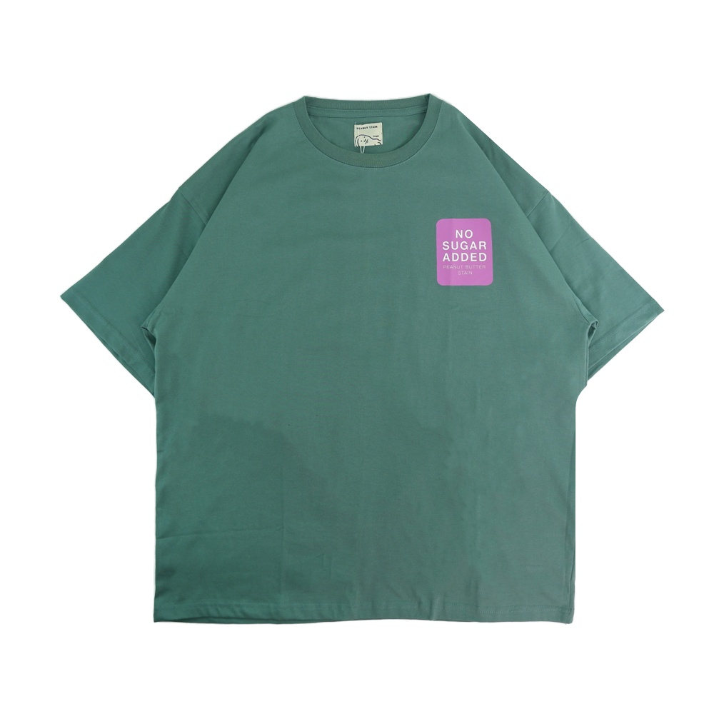 PEANUT STAIN - Packaging Dusty Green Oversized Tshirt