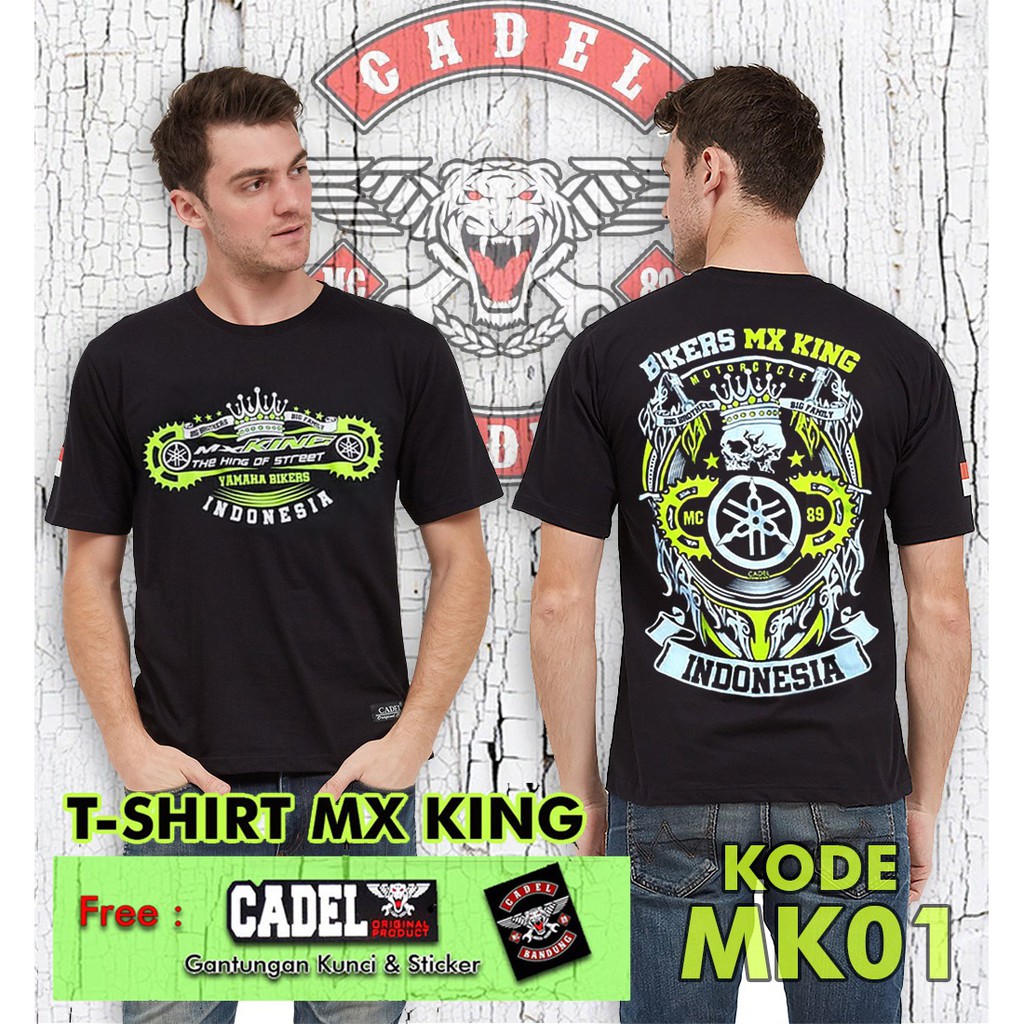 KAOS MX KING BAJU MOTOR TSHIRT YAMAHA MX KING ALL SERIES FASHION BIKERS UAMAHA MX KING PAKAIAN PRIA