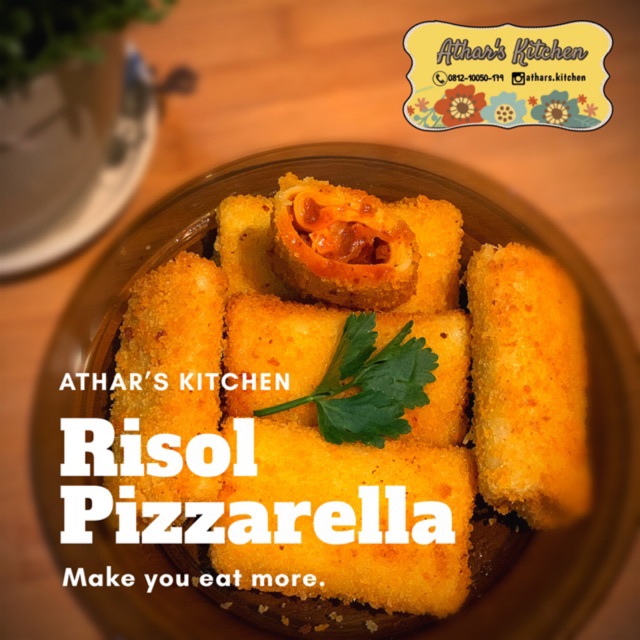 

RISOL PIZZARELLA (PIZZA MOZARELLA) - HOMEMADE