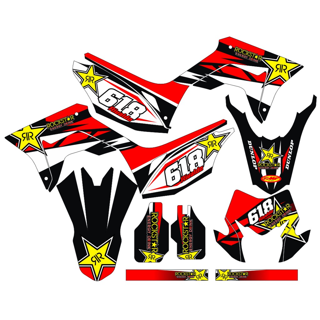 Sticker DECAL CRF 150 L Bisa Custom Stiker Honda CRF 150 L  (41)