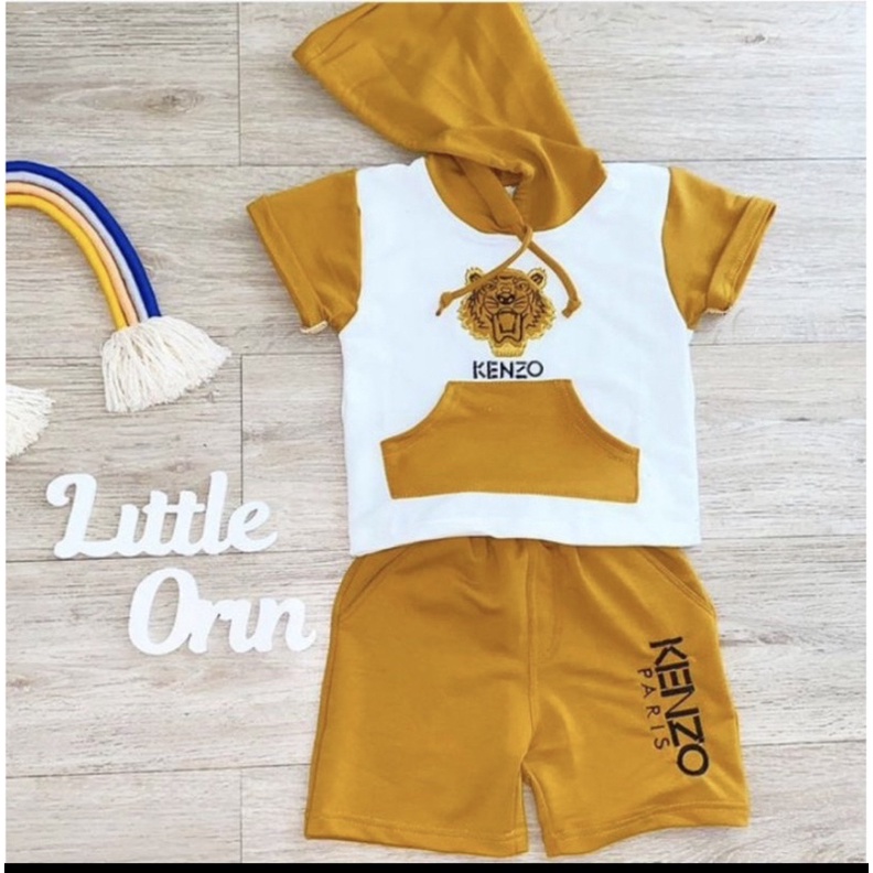 SETELAN HOODIE ANAK TERBARU/PAKAIAN BABYTERRY ANAK MOTIF HARIMAU 1-5 TAHUN