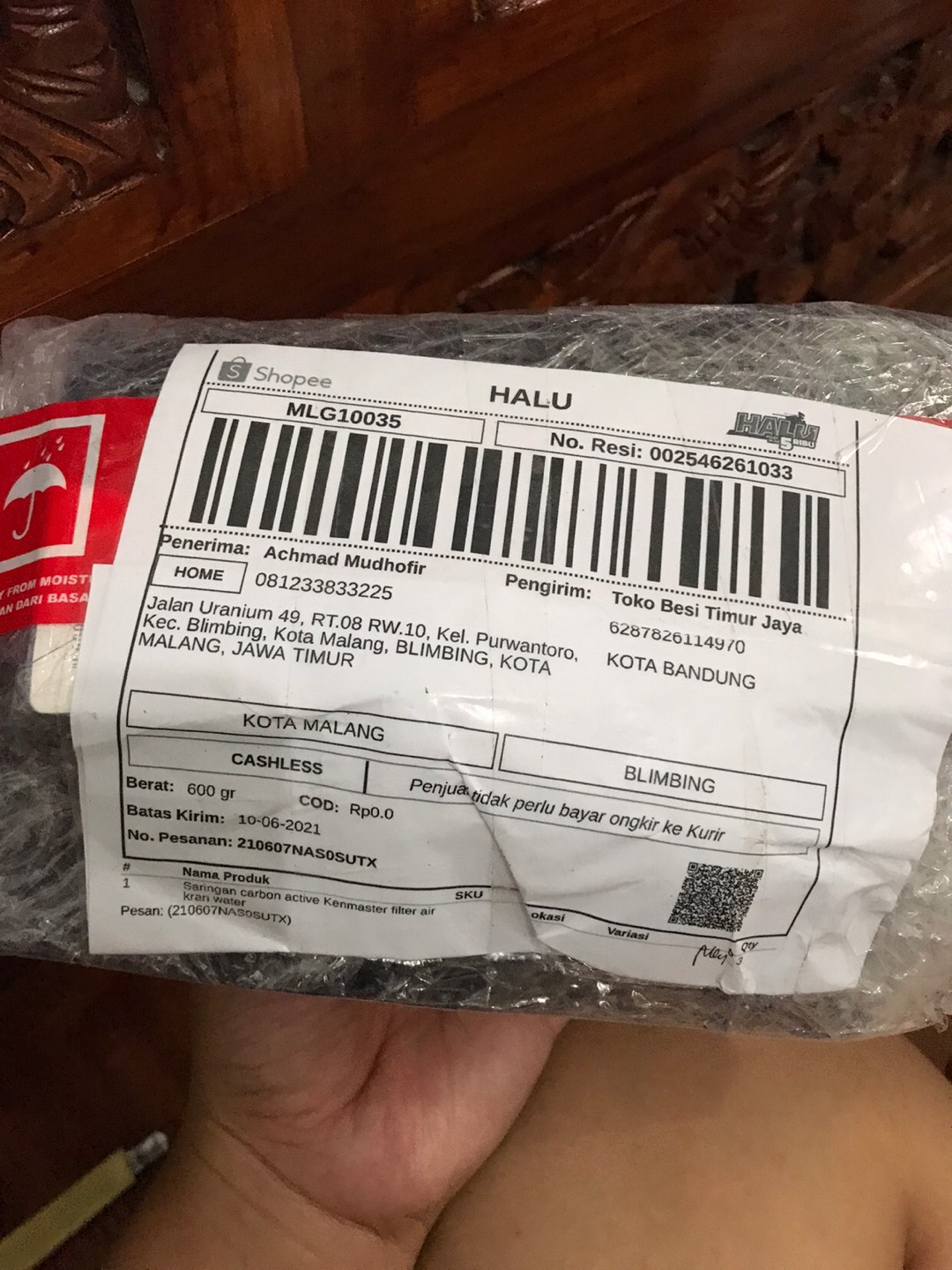 Saringan Carbon Active Kenmaster Filter Air Kran Water