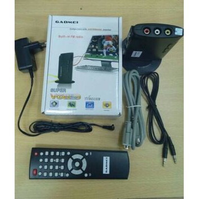 TV TUNNER GADMEI 3810E combo lcd crt tabung fm radio